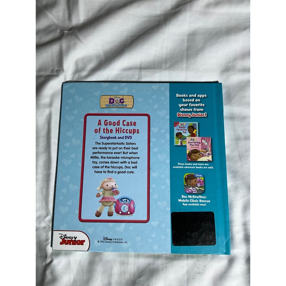 Disney Doc McStuffins A Good Case of the Hiccups Storybook and DVD Set 2015 - Picture 2 of 3